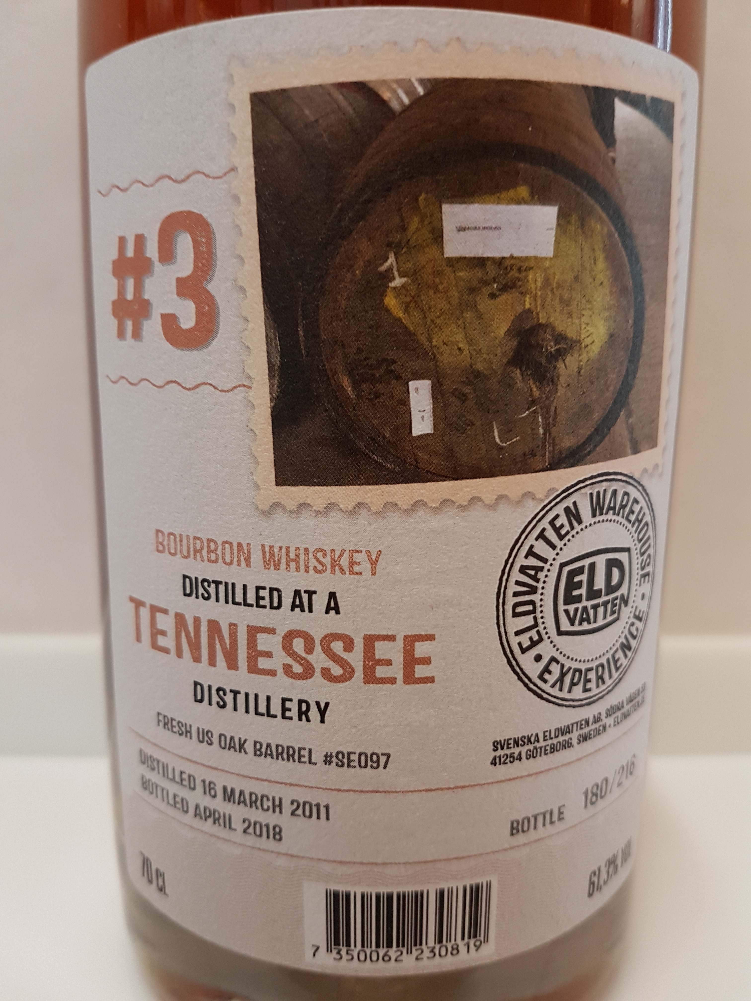 Tennessee Whiskey 7y - Eldvatten