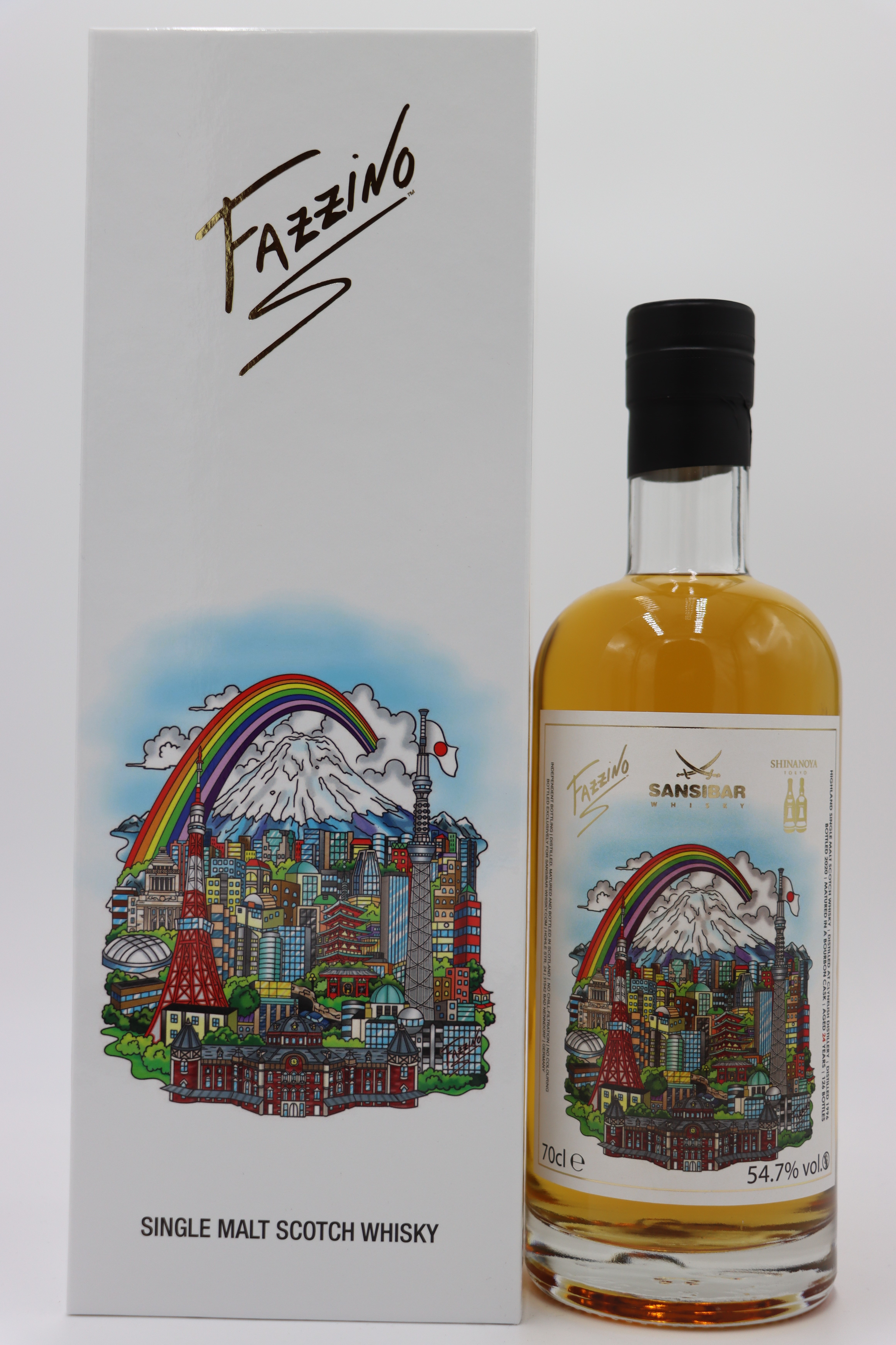 Clynelish 24y - Sansibar Whisky Fazzino Label for Japan