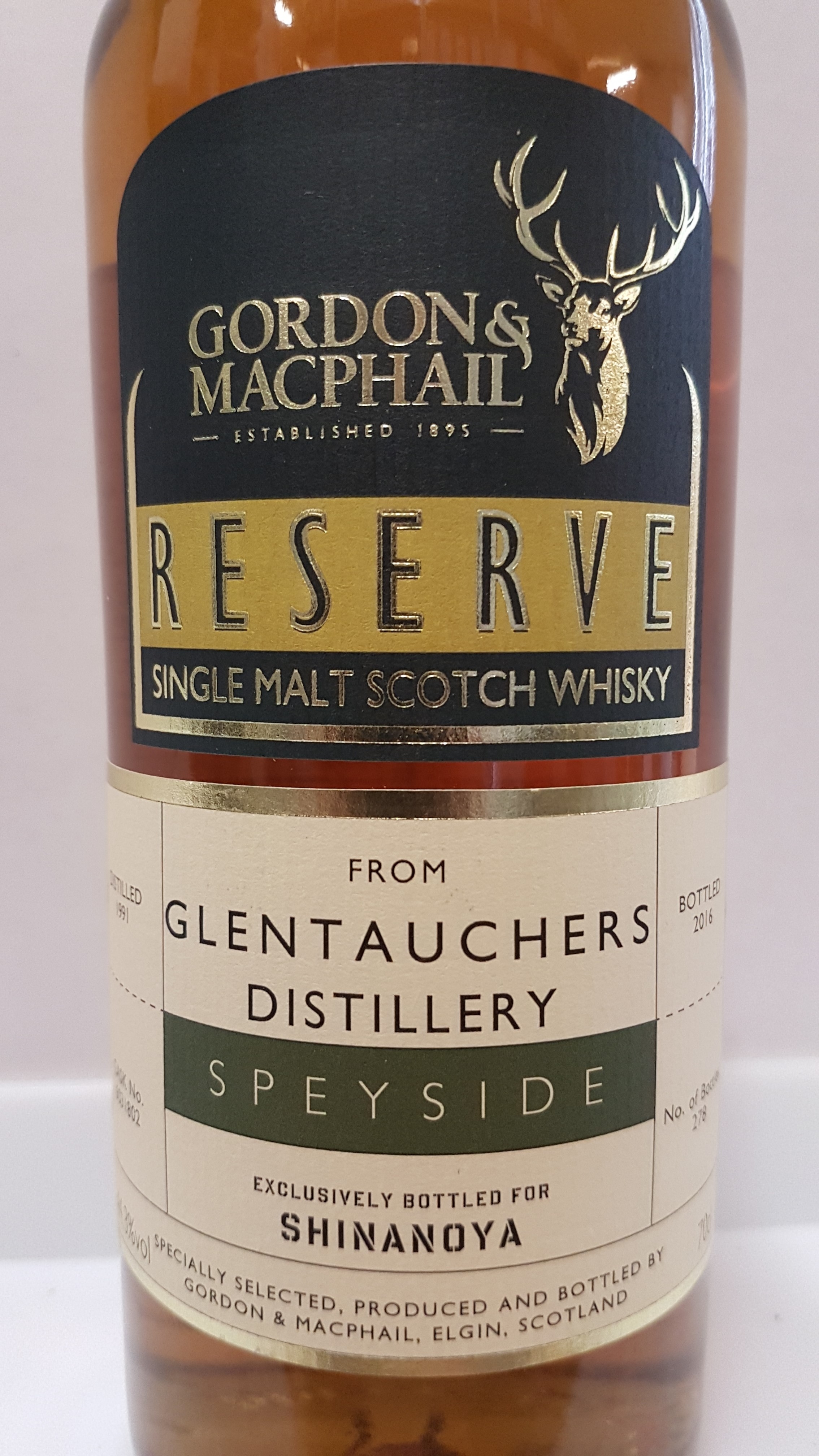 Glentauchers 24y - Shinanoya