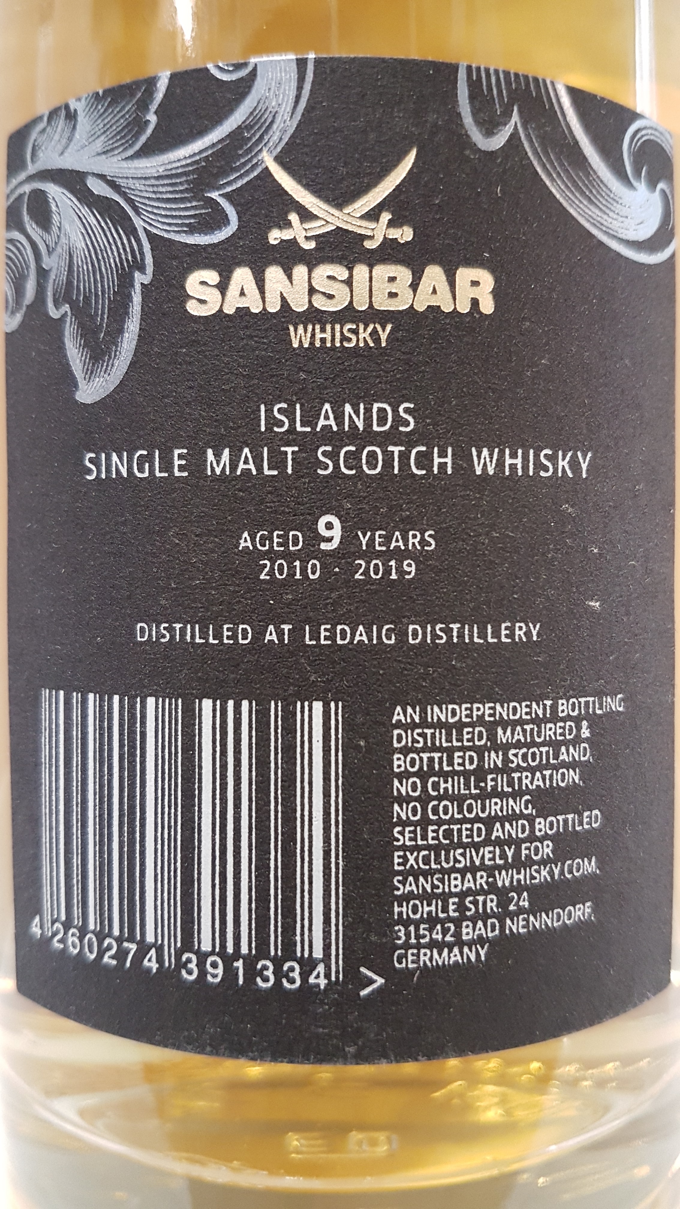 Ledaig 9y - Chinese Birds Label