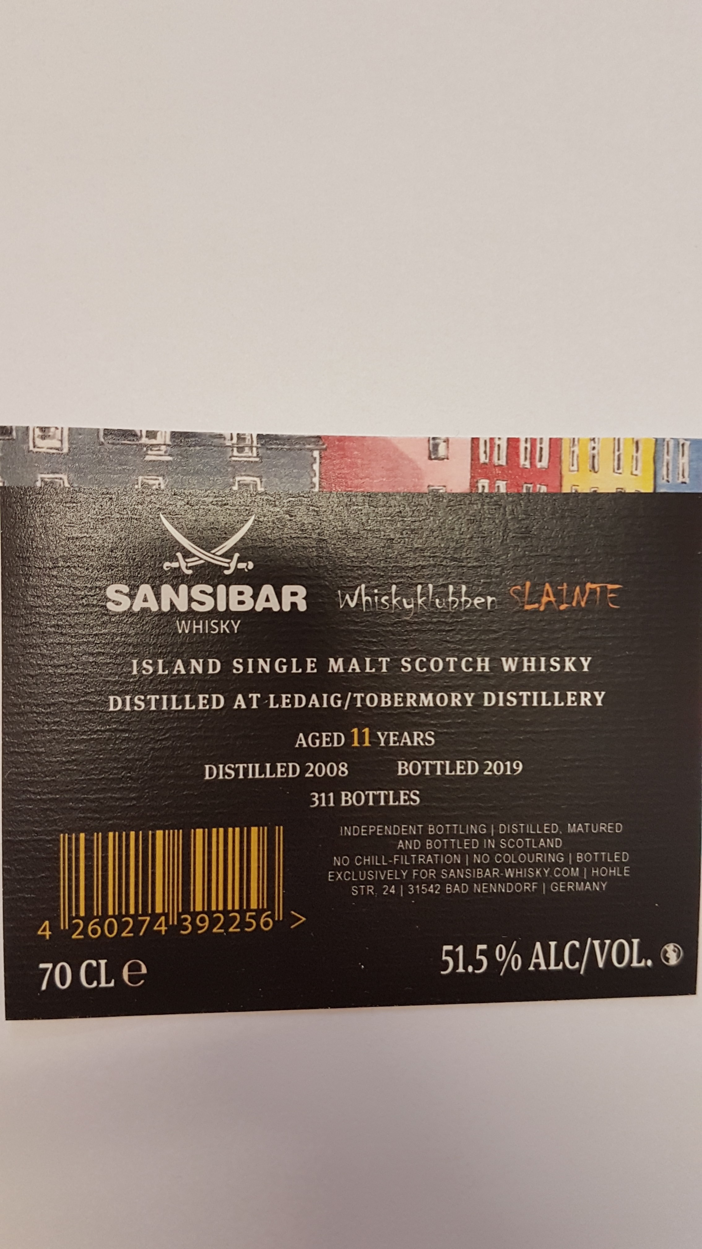 Ledaig 11y - Sansibar Whisky for Whiskyclubben Slainte