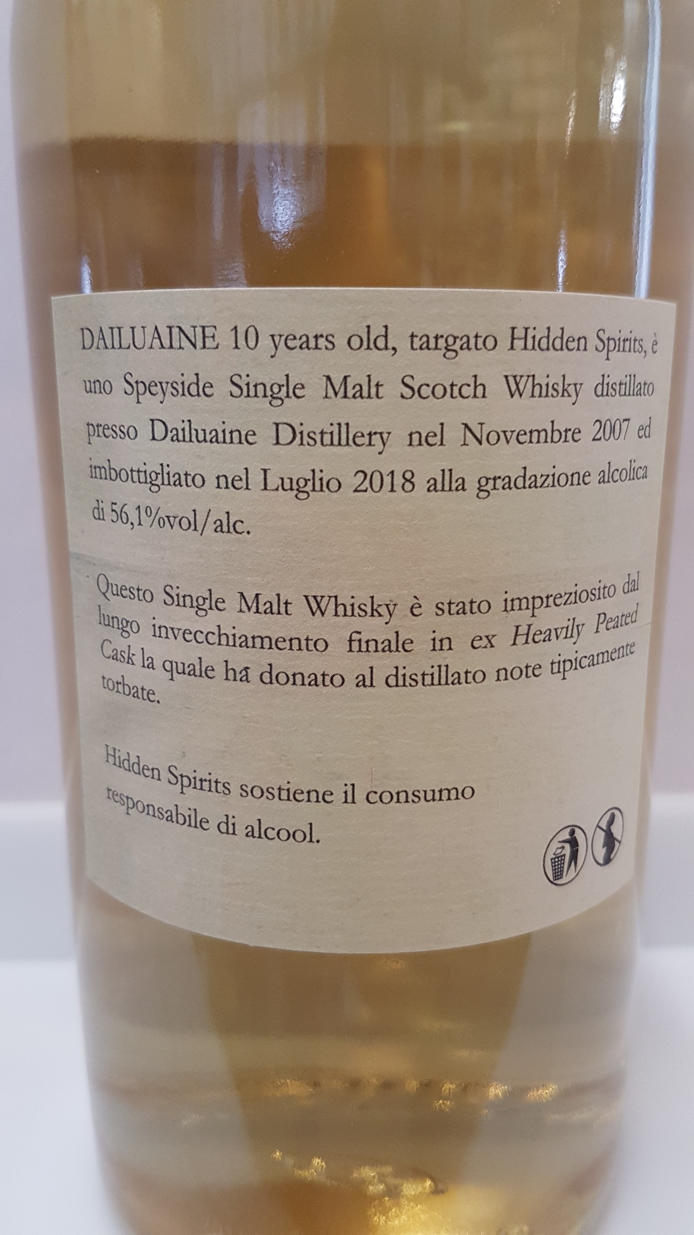 Dailuaine 10y (Peated Cask Finish) - Hidden Spirits