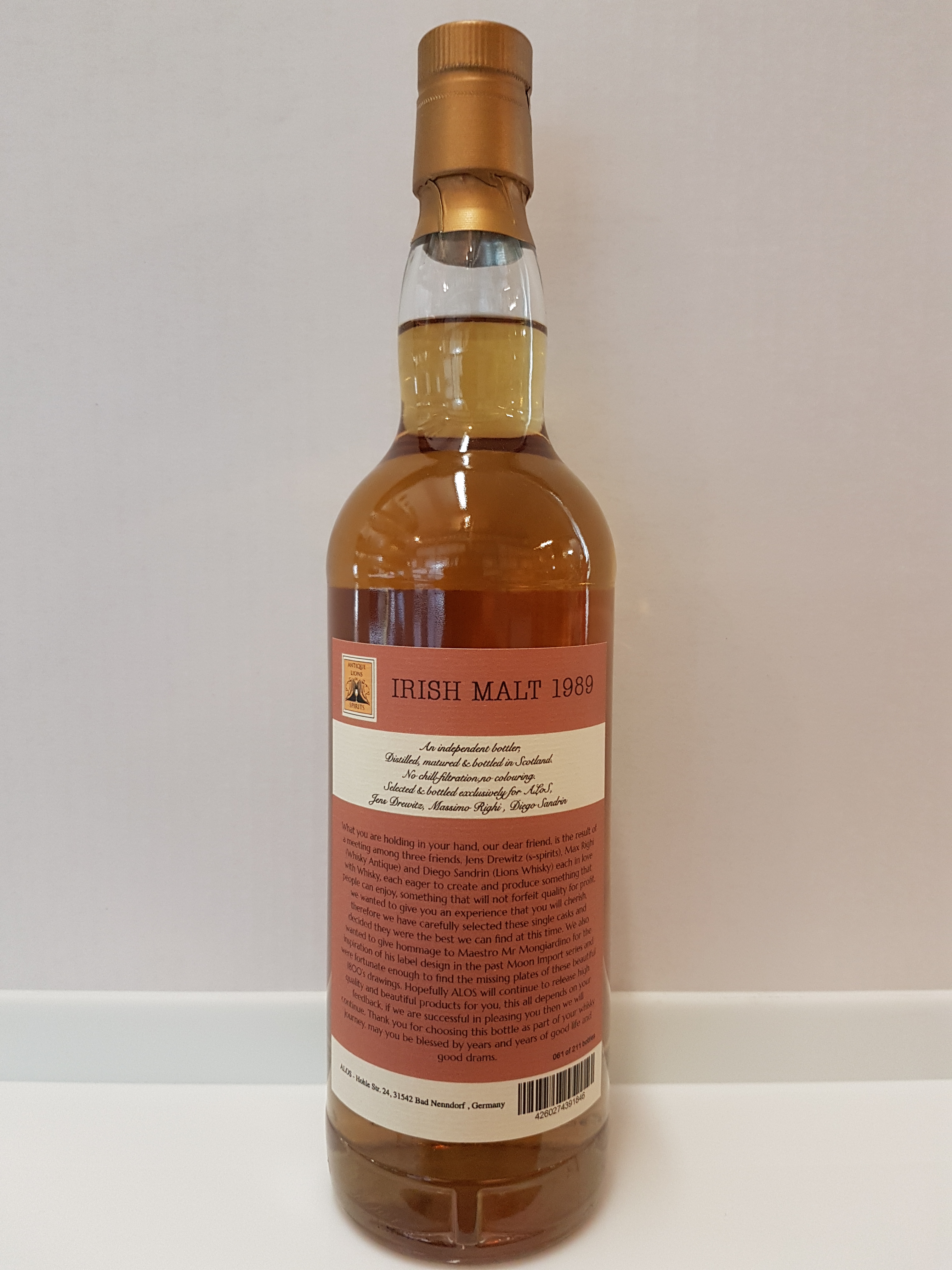 Irish Single Malt 29y - ALOS