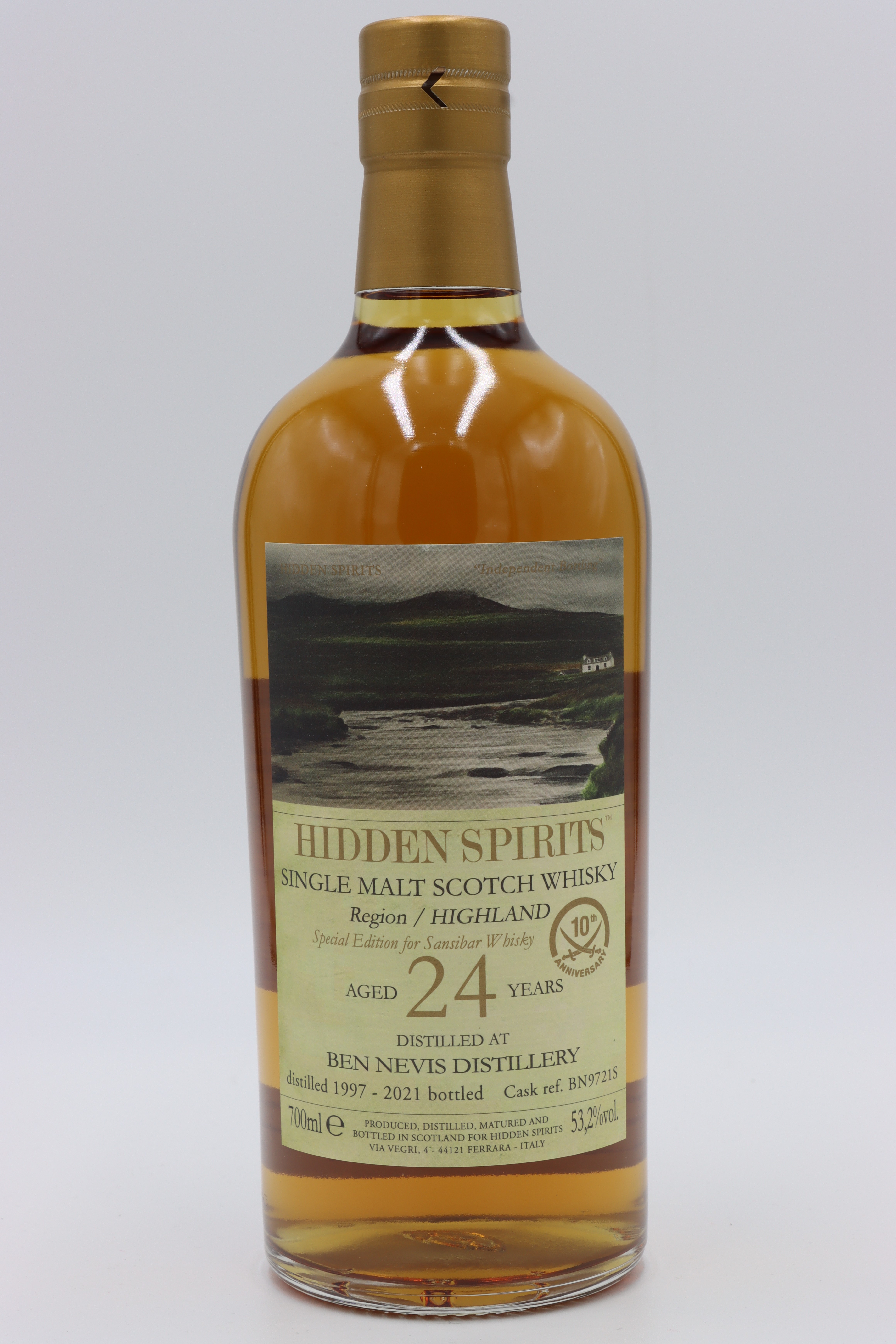 Ben Nevis 24y - 10th Anniversary Bottling by Hidden Spirits