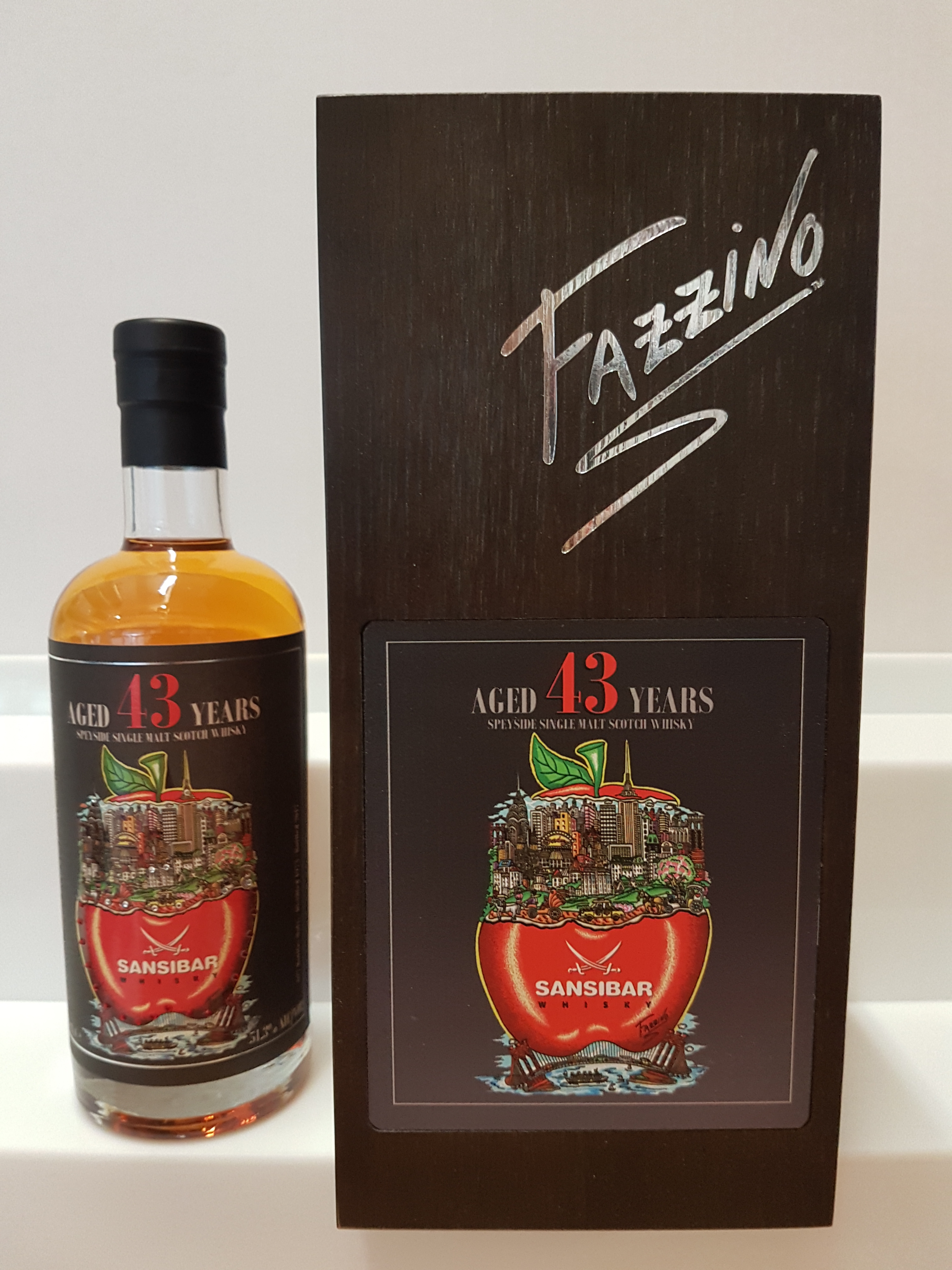 Speyside Region Malt 43y - Sansibar Whisky Fazzino Label