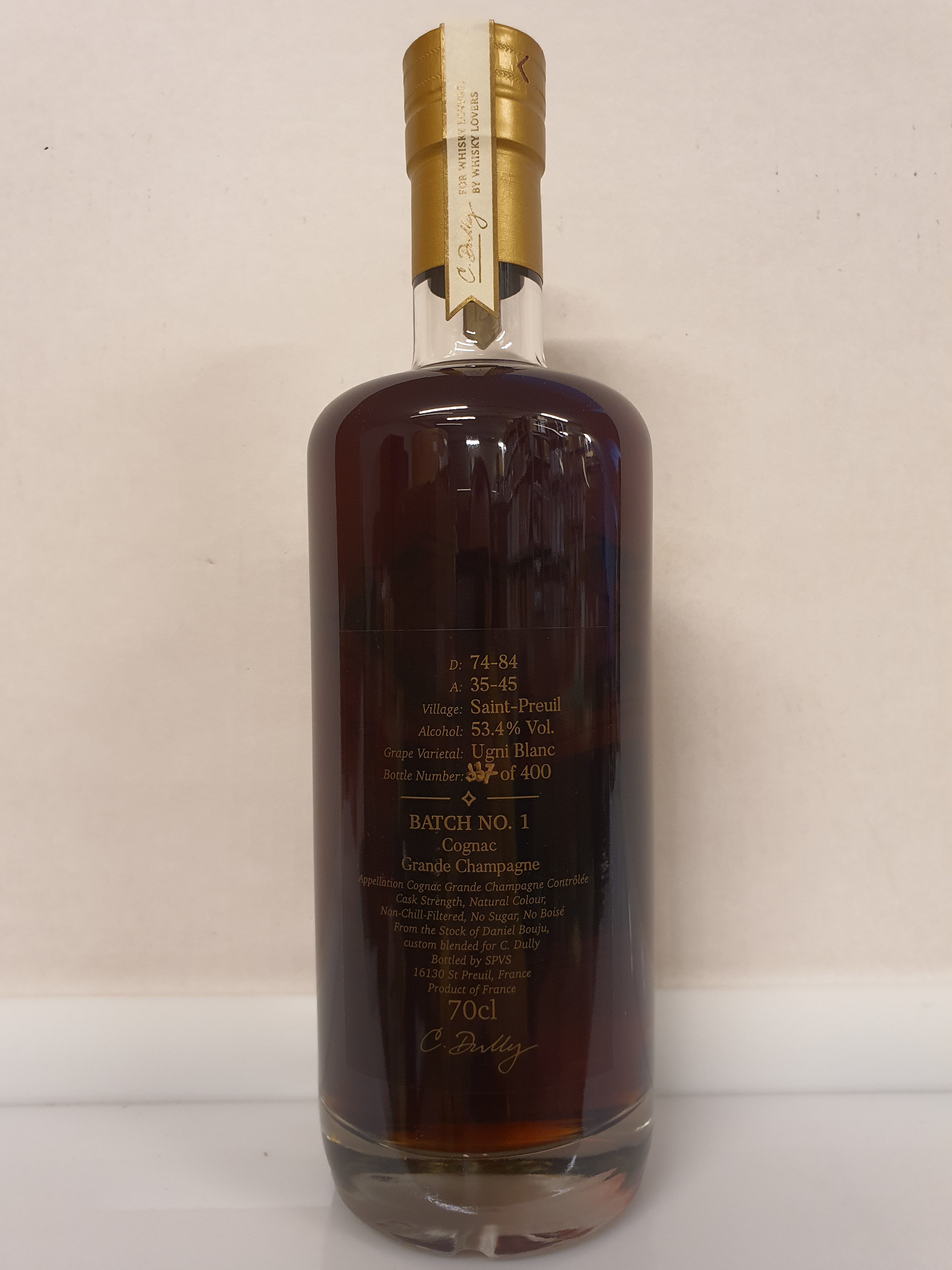 Daniel Bouju Grande Champagne 35y - C. Dully Selection