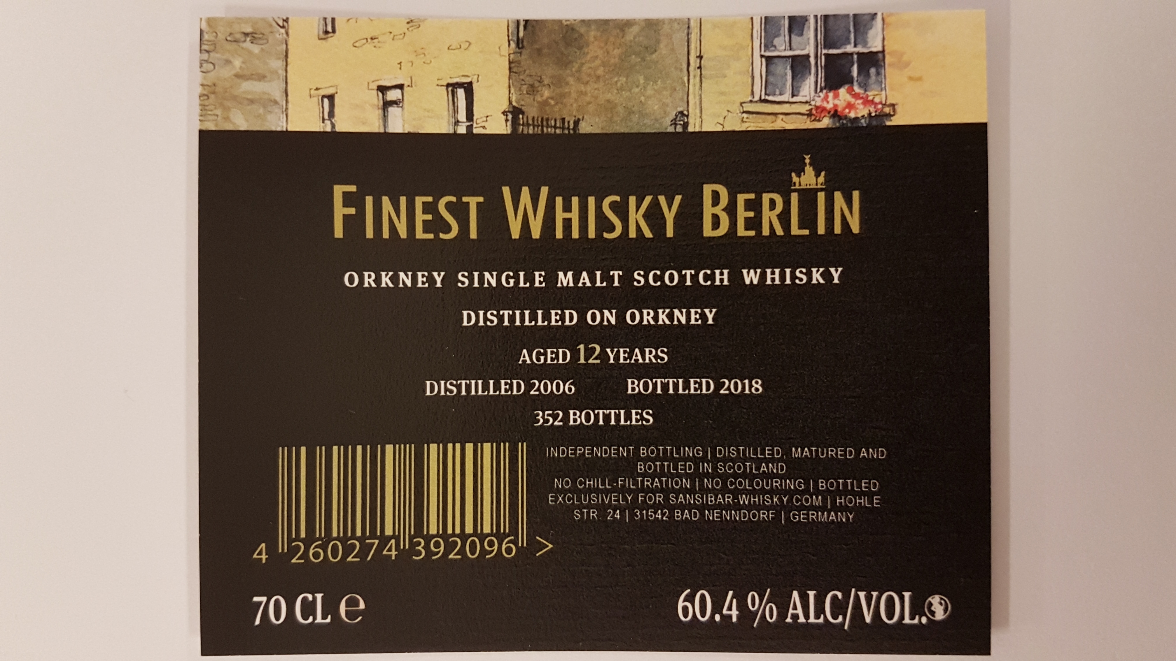 Orkney Single Malt 12y - Finest Whisky Berlin Batch 1
