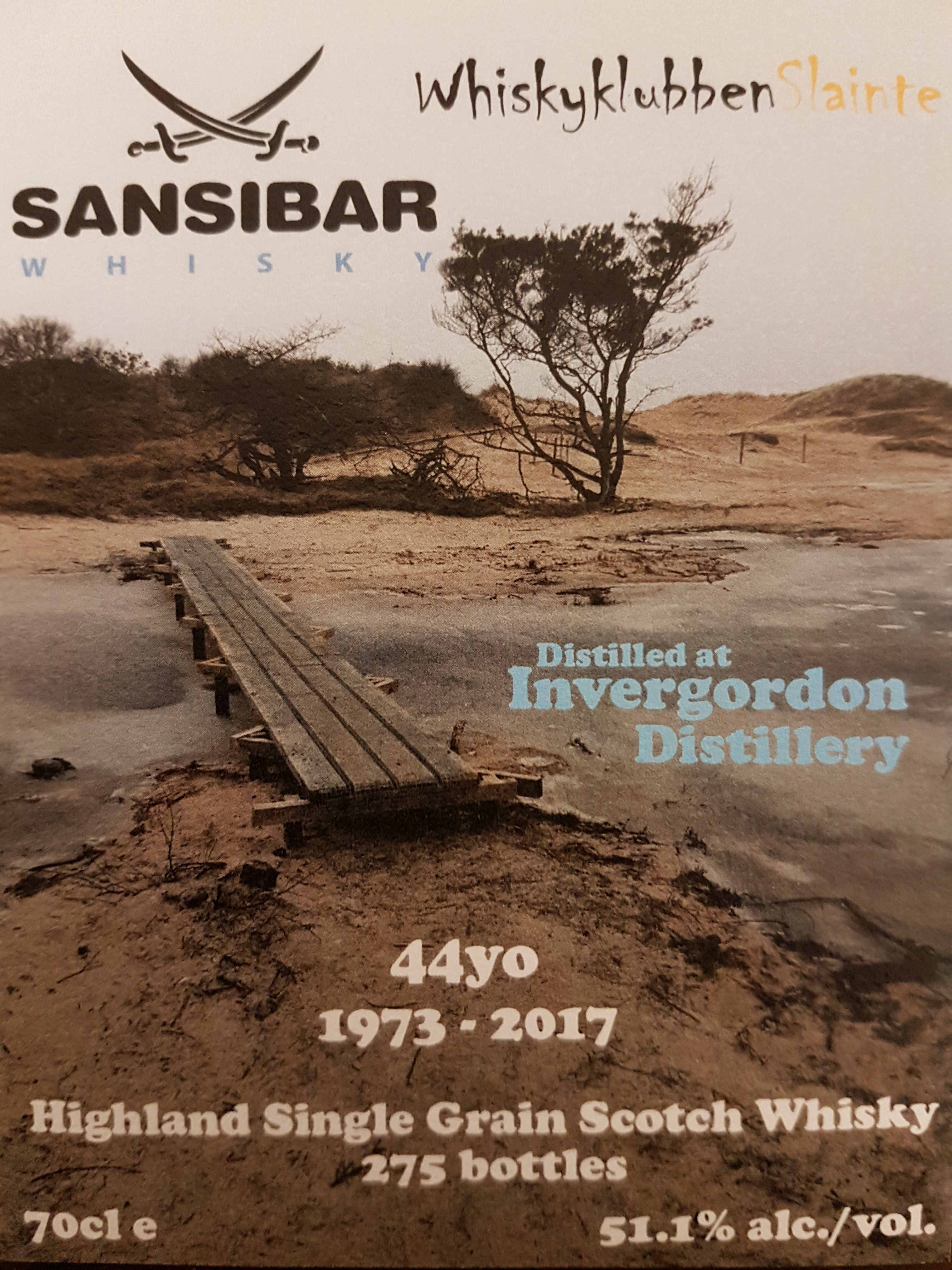 Invergordon 44y - Sansibar Whisky for Whiskyclubben Slainte