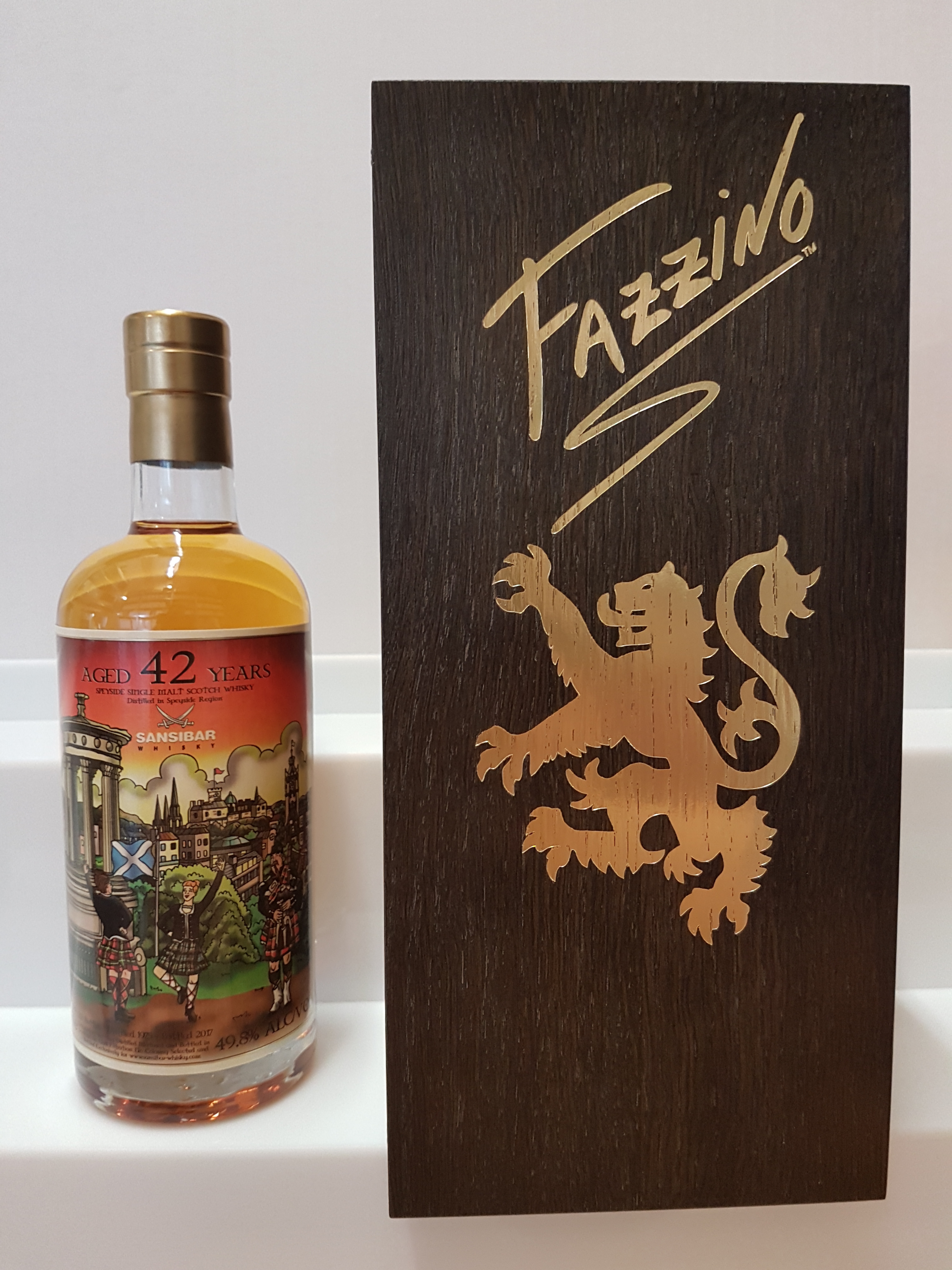 Speyside Region Malt 42y - Sansibar Whisky Fazzino Label