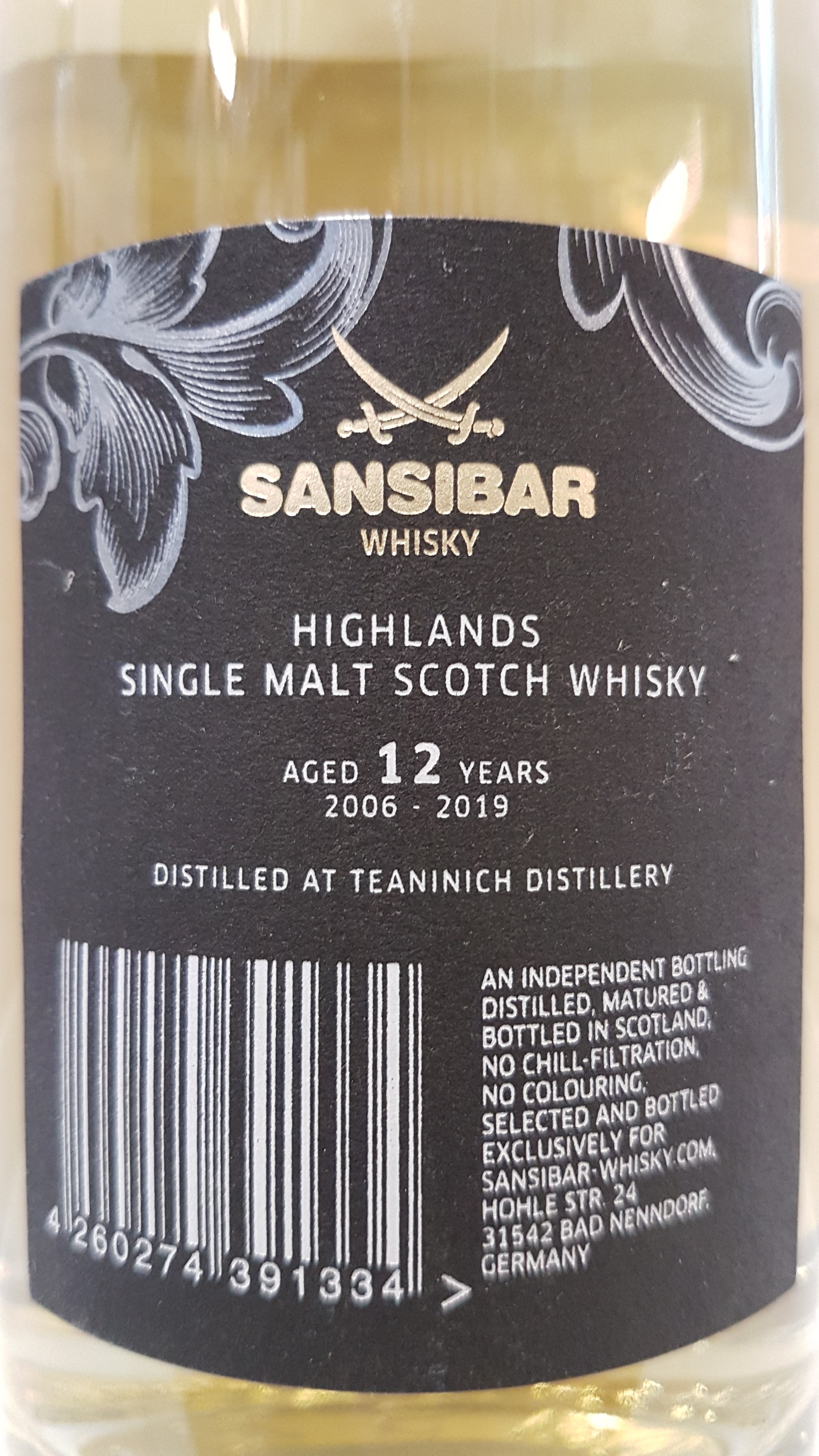 Teaninich 12y - Chinese Birds Label