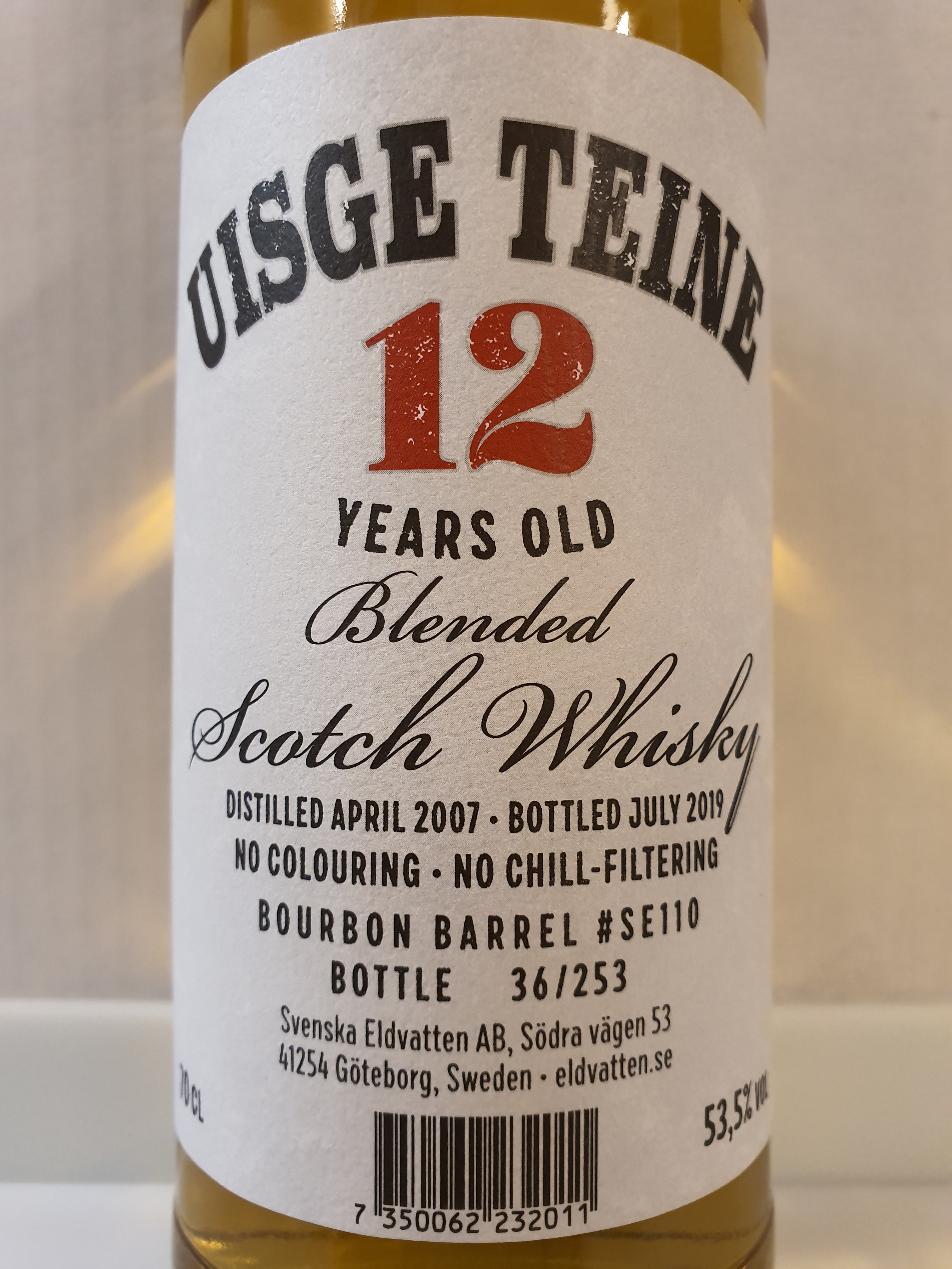 Uisge Teine 12y - Eldvatten