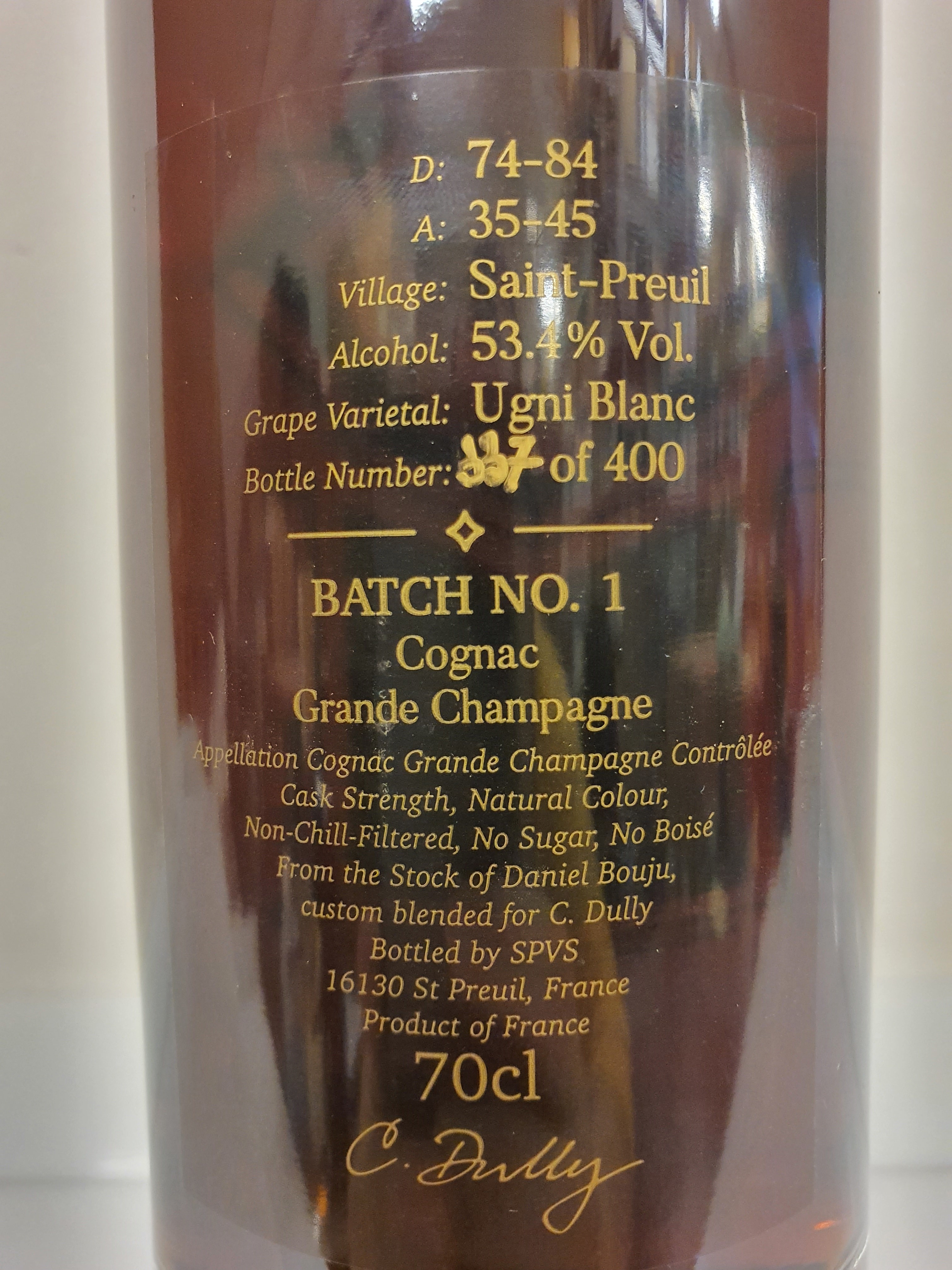 Daniel Bouju Grande Champagne 35y - C. Dully Selection