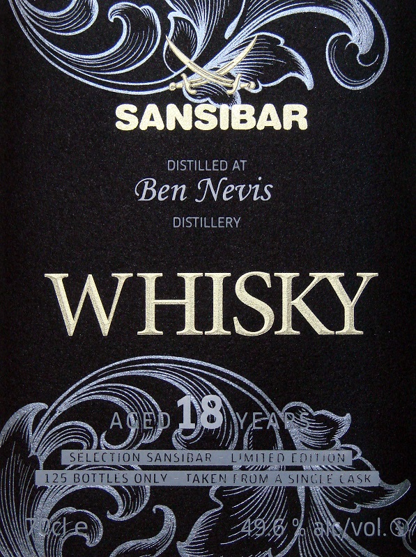 Ben Nevis 18y - Sansibar Classic Label