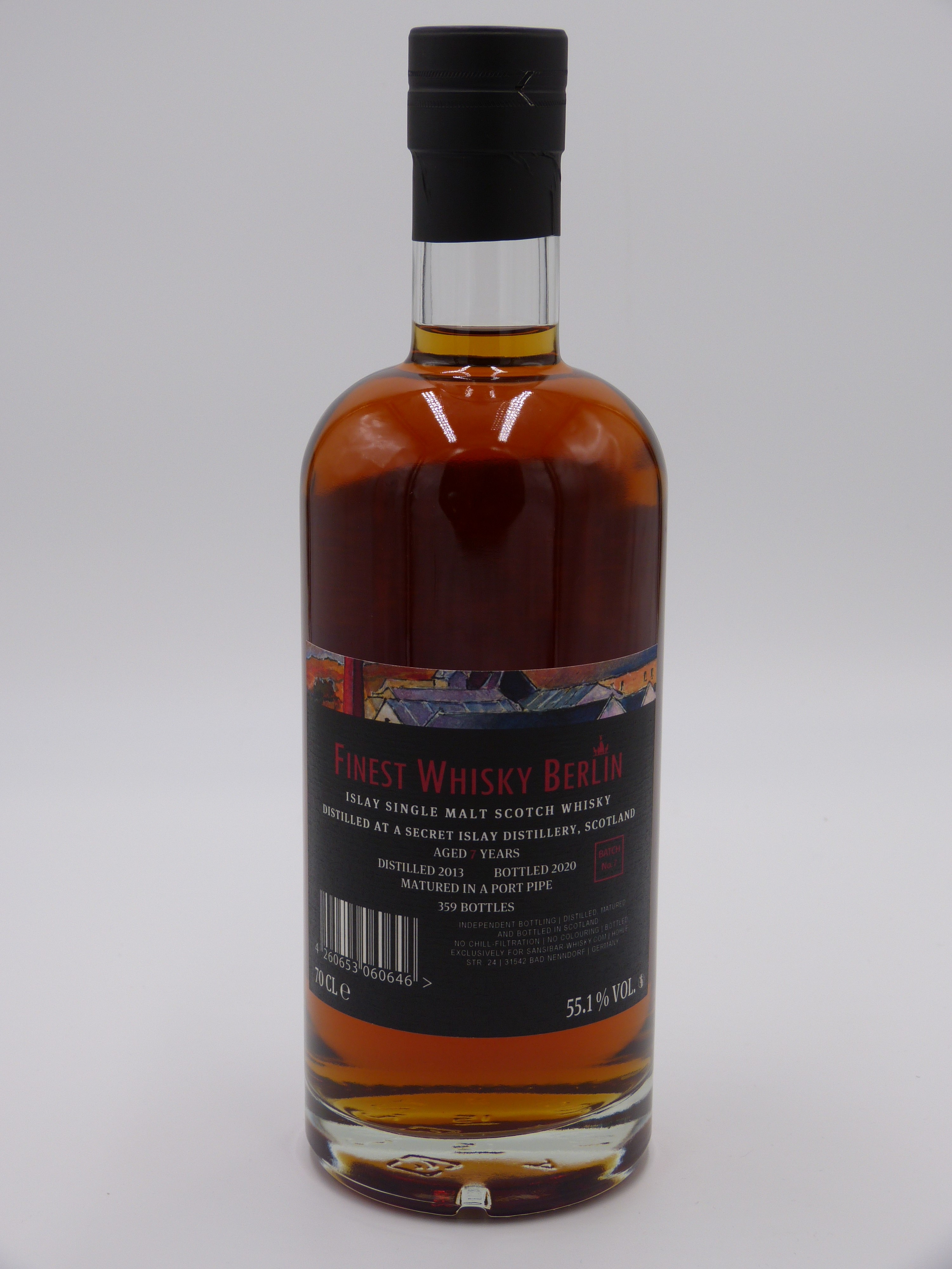 Secret Islay Distillery 7y - Finest Whisky Berlin Batch 7