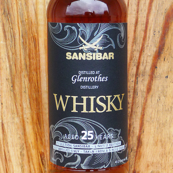 Glenrothes 25y - Sansibar Classic Label