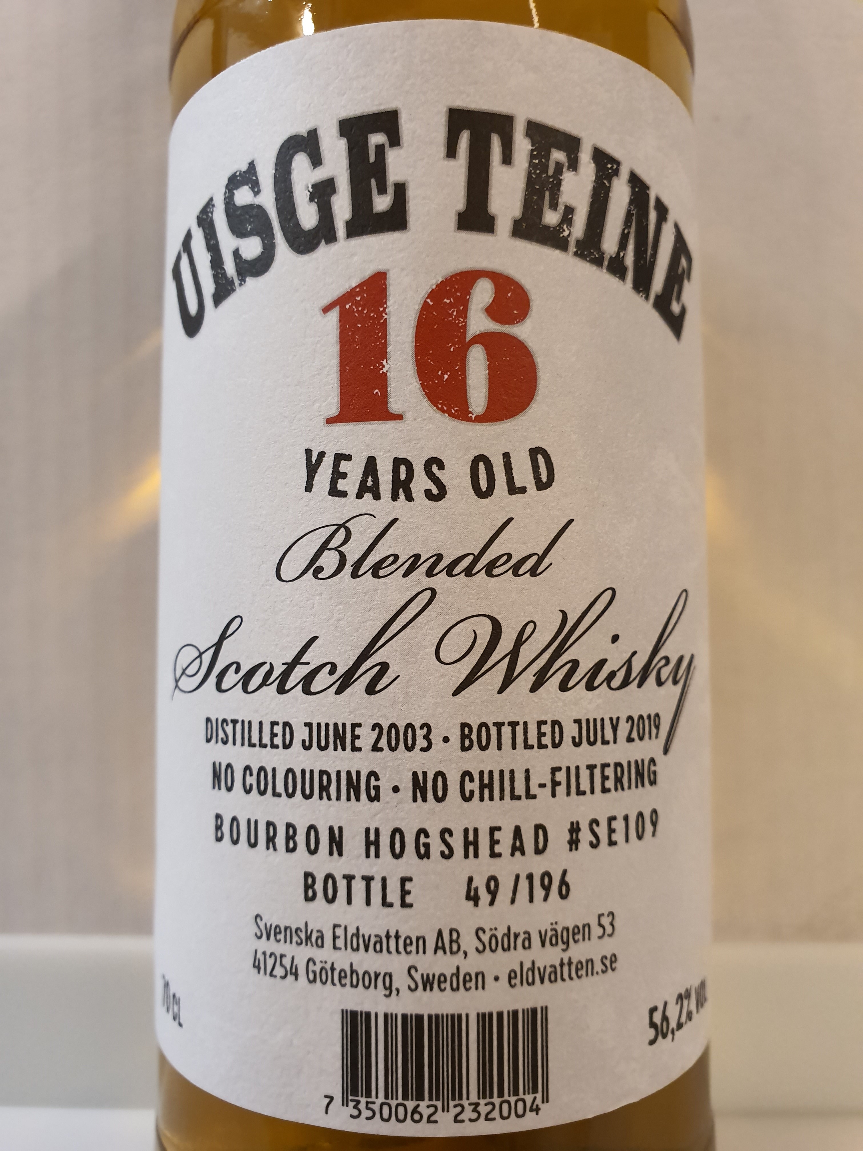Uisge Teine 16y - Eldvatten